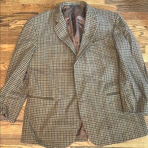 Brooks Brothers Brown Checkered Blazer